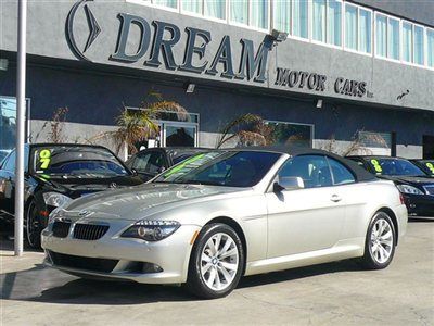 6 series bmw 650i convertible low miles 2 dr gasoline 4.8l v8 fi dohc 32v stratu