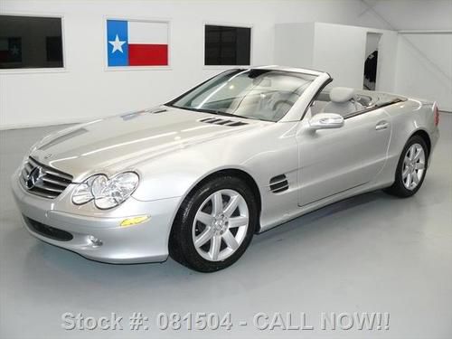 2004 mercedes-benz sl500 roadster nav climate seats 59k texas direct auto