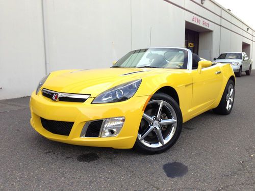 2007 saturn sky red line convertible 2.0l turbo 48k miles leather no reserve!!