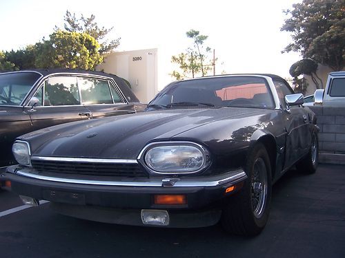 93 jaguar convertible salvage vehicle