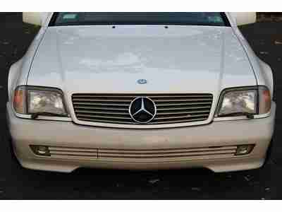 1995 Mercedes SL320, White, Loaded, Leather, Hard top, MP3, No reserve!!!!!!!!!!, image 7