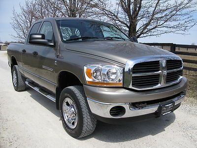 Wow!!  one owner crew cab 5.9l cummins 6sp 4x4 with only 24k actual miles
