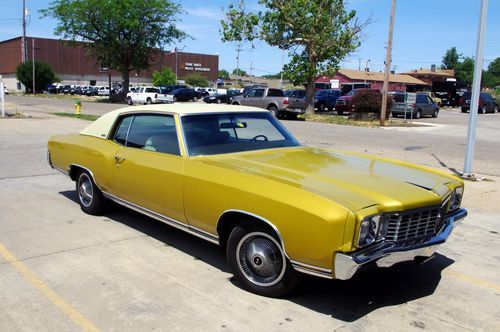 1972 chevrolet monte carlo base hardtop 2-door 5.7l