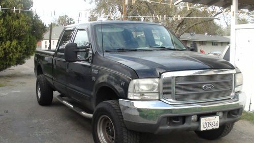 Black f-350 4x4 long bed