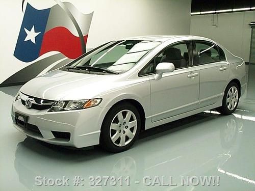 2010 honda civic lx sedan auto cd audio cruise ctrl 37k texas direct auto