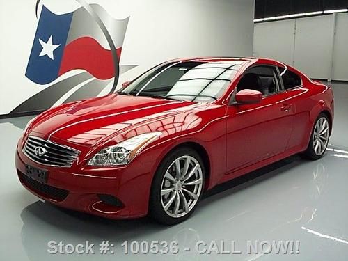 2008 infiniti g37 s sport auto sunroof htd leather 56k texas direct auto