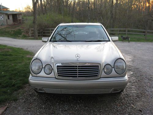 1999 mercedes-benz e320 base sedan 4-door 3.2l 114k miles no reserve auction