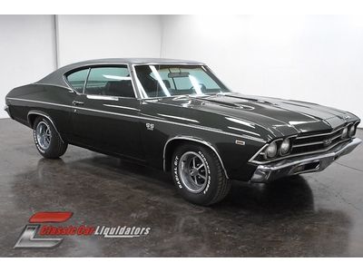 1969 chevrolet chevelle ss 396 big block matching numbers 3 speed manual console