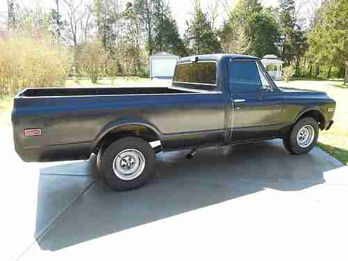 1972 Classic Chevrolet Cheyenne Black on Black, 3/4 ton long bed pick up, image 16