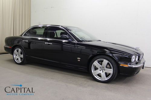 Amazing 400hp supercharged v8 xjr w/dvd system &amp; nav! super luxury '06 xj8 xj6