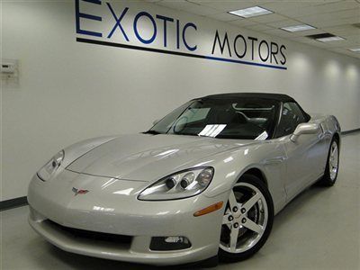 2006 corvette convertible! 6-speed z51-pkg nav heated-sts heads-up xenon blk-top