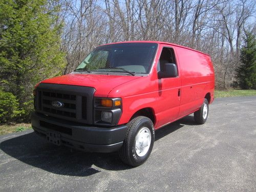 2008 ford e-250 cargo van 4.6l v8 auto a/c all power options runs great nice!!