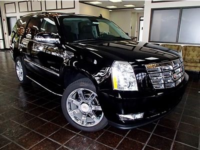 New 2013 black raven cadillac escalade luxury navi 3rd row leather camera