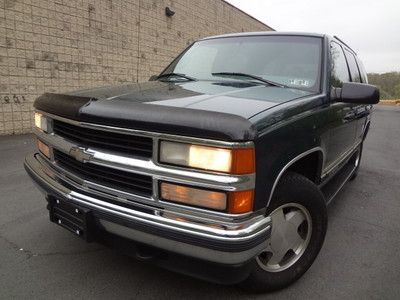 Chevrolet tahoe 5.7l 4wd ls cold a/c free autocheck no reserve