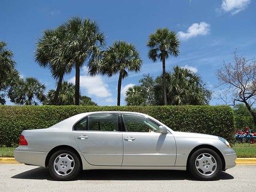 Very nice 2002 lexus ls430 - florida car with just 79k miles