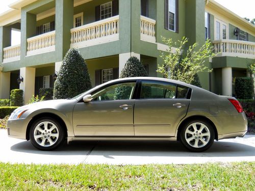 2008 nissan  maxima 3.5sl  - 1 owner florida driven - clean carfax  no reserve