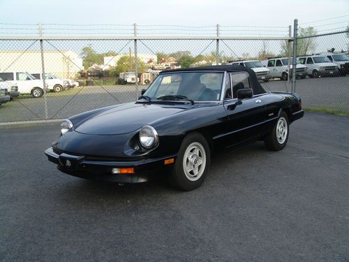 1987 alfa romeo spider black