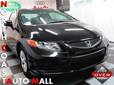 2012(12)civic lx coupe 1.8 manual black/gray only 17k cruise save huge!!! $12995