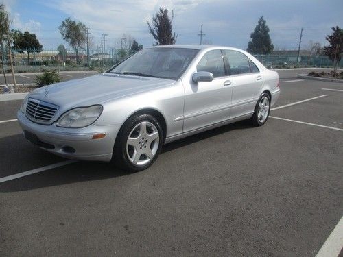 2002 mercedes-benz s500 automatic 4-door sedan no reserve!