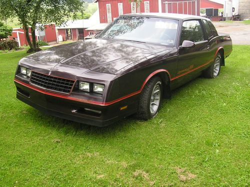 1986 chevrolet monte carlo ss