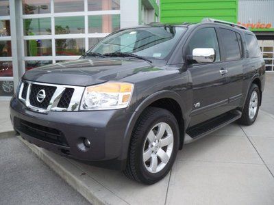 Nissan armada 4x4 awd dvd leather suv finance clear title heated  power gate