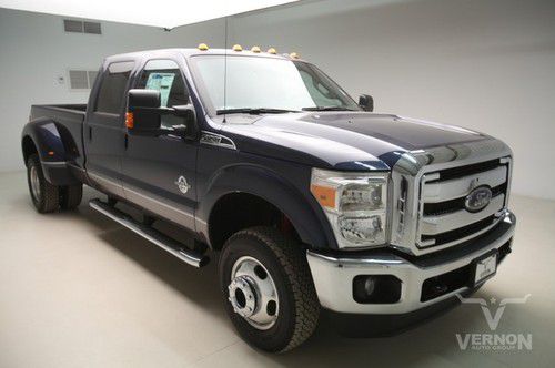 2013 drw lariat crew 4x4 fx4 navigation sunroof leather heated v8 diesel