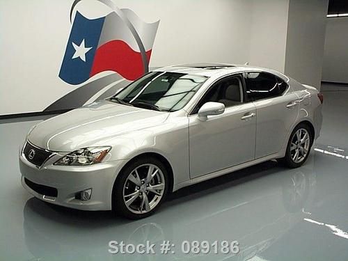 2009 lexus is250 sunroof paddle shift spoiler 47k miles texas direct auto