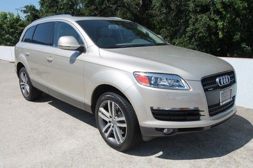 07 awd quattro beige tan leather navigation back up camera 3rd row we finance
