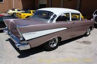 1957 chevrolet 210 2 door sedan for sale stock #1755 resto mod