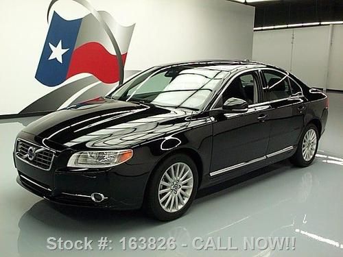 2012 volvo s80 3.2 sunroof htd leather wood trim 7k mi texas direct auto