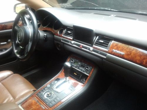 2005 audi a8l salvage runs and drive repairable.