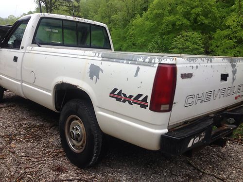 1991 chevrolet k1500 wt standard cab pickup 2-door 4.3l