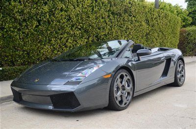 2006 lamborghini gallardo spyder. low miles. carbon options. e-gear. new clutch.