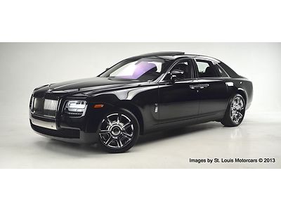 2010 rolls-royce ghost diamond black black 869 miles as-new!
