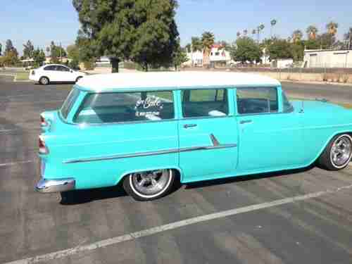 1955 Chevy wagon 4 door, image 4