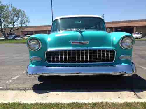 1955 Chevy wagon 4 door, image 10