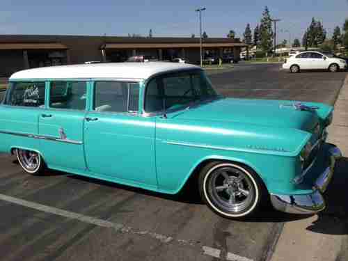 1955 Chevy wagon 4 door, image 11