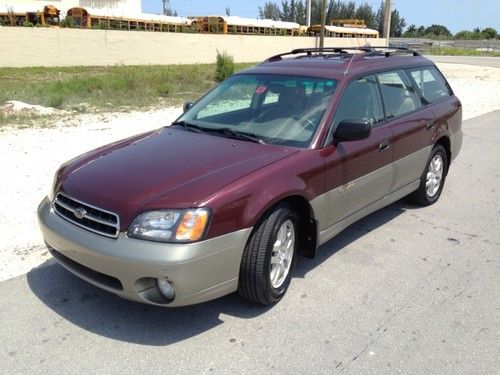 2001 subaru legacy outback base wagon 4-door 2.5l no reserve