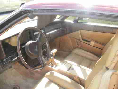 1987 Cadillac Allante -Burgundy, US $4,400.00, image 2