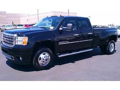 2012 black dually diesel denali gm certified navigation