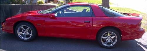 Red 1997 chevy camaro z28 ss 30th anniversary edition coupe 2-door 5.7l w/24k mi