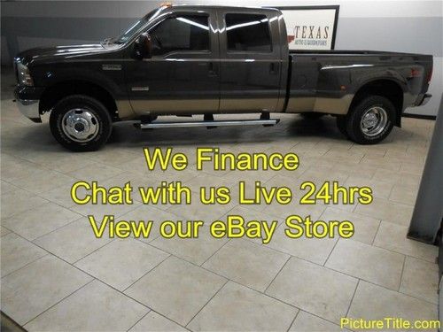 06 1 ton 4x4 leather dually 6.0 diesel edge program texas