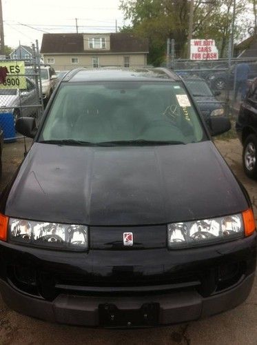 2003 saturn vue base sport utility 4-door 2.2l, suv black great condition