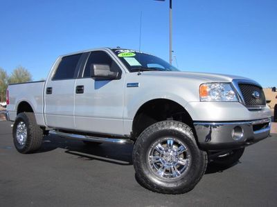 2008 ford f-150 xlt super crew cab 4x4 custom lifted truck~low miles! nice!!
