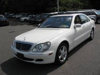 2004 mercedes-benz s500 5.0l navigation 43873 miles leather moonroof htd seats