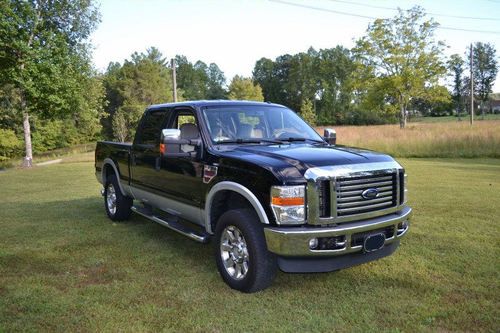 2008 ford f250 super duty lariat crew cab diesel 4x4 truck