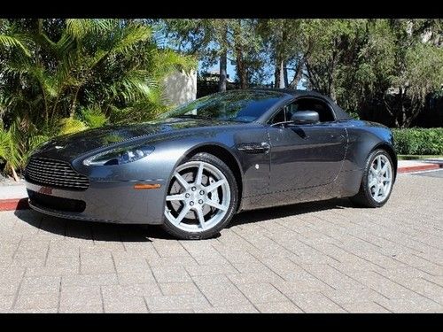 2008 aston martin vantage roadster 9,280 miles