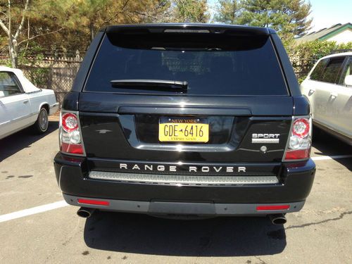 2010 Range Rover Sport Supercharged Santorini Black Ivory/Ebony Premium Leather, image 2