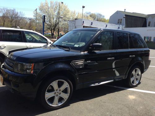 2010 Range Rover Sport Supercharged Santorini Black Ivory/Ebony Premium Leather, image 6