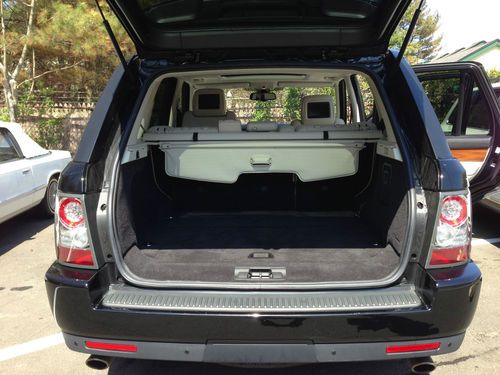 2010 Range Rover Sport Supercharged Santorini Black Ivory/Ebony Premium Leather, image 8